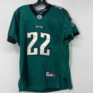 Vintage NFL Asante Samuel Philadelphia Eagles Green Jersey Reebok Youth Large